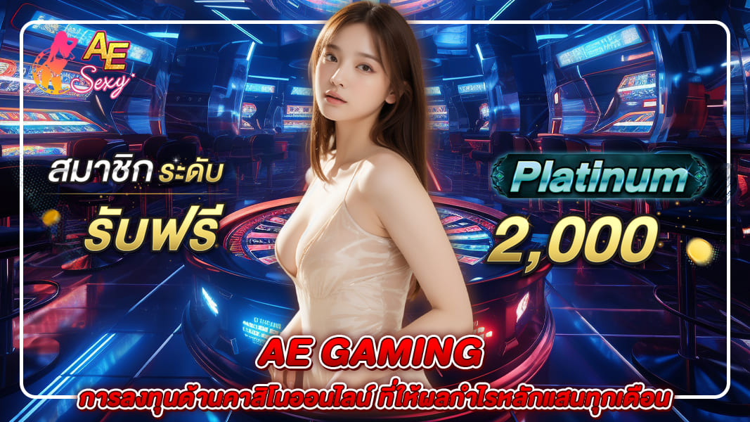 ae gaming การลงทุนด้านคาสิโนออนไลน์ ที่ให้ผลกำไรหลักแสนทุกเดือน